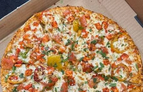 Delicious Malai Magic Pizza in Calgary, AB